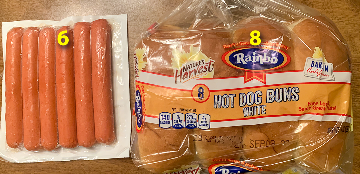 Why are hot dog buns and hot dogs sold like this?